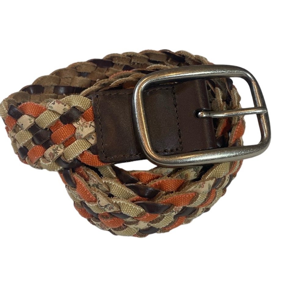 Cotton & Leather Braided Boho belt